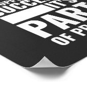 Scheitern ist nicht das Gegenteil von Erfolg Motiv Poster (Ecke)