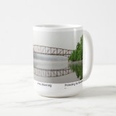Schell Brücke im Dämmerungsnebel Kaffeetasse (VorderseiteRechts)