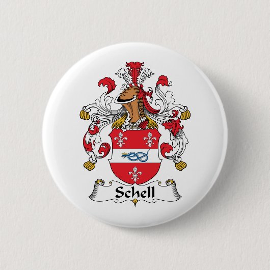 Schell Familienwappen Button (Vorderseite)