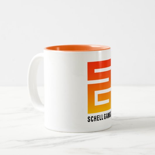 Schell Spiele Zweifarbige Tasse (Vorderseite Links)