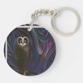 Schelldesign Akryllischer Schlüsselanhänger Runde  (Rückseite)