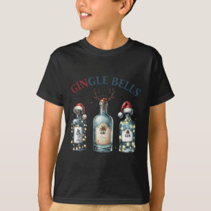 Schelle Bells Lustige Gin Gin Glocken Weihnachtsba T-Shirt