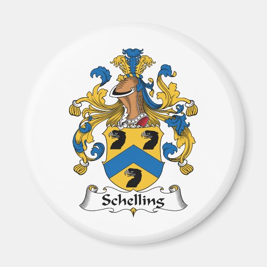 Schelling Familienwappen Magnet (Vorne)