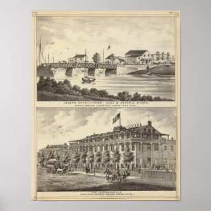Schellinger Speicher und Ozean-Haus Poster