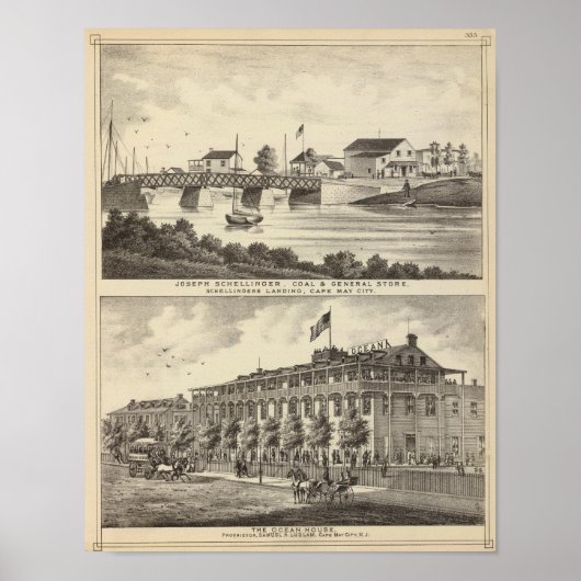 Schellinger Store and Ocean House Poster (Vorne)