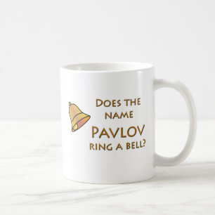Schellt das Namenspawlow eine Bell? Kaffeetasse