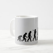 Schellt noch Gymnastik-Sport-Evolution Kaffeetasse (Vorderseite Links)