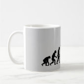 Schellt noch Gymnastik-Sport-Evolution Kaffeetasse (Links)