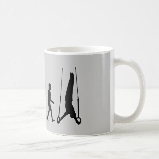 Schellt noch Gymnastik-Sport-Evolution Kaffeetasse (Rechts)