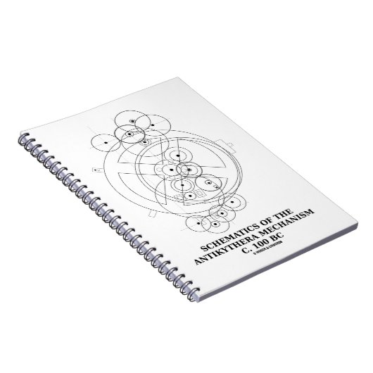 Schemata des Antikythera-Mechanismus (Abbildung) Notizblock (Rechte Seite)