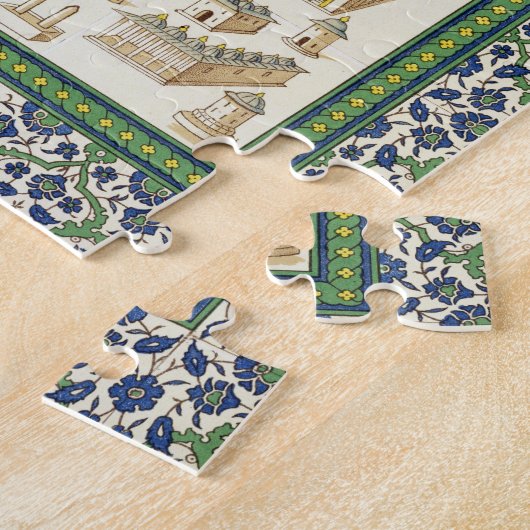 Schematische Ansicht des Mekkas, das Qua'bah, von Puzzle (Seite)