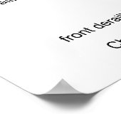 Schematische Darstellung eines Fahrrades. Poster (Ecke)