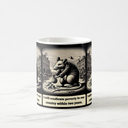 Schematische Schwänze: Der beständige Ratspolitike Kaffeetasse (Mittel)