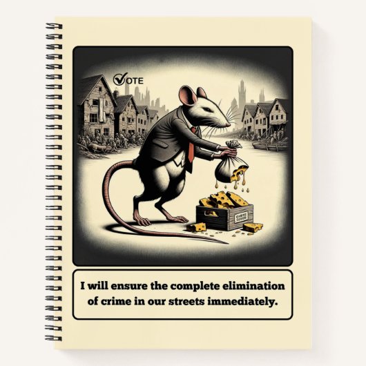 Schematische Schwänze: Der beständige Ratspolitike Notizblock (Vorderseite)