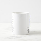 Schematisches Diagramm eines V-2 Rocket Entwurfs Kaffeetasse (Mittel)