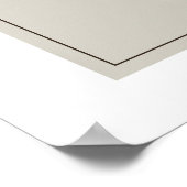 Schematisches MG "TF"-Motor-Poster - OffWhite Poster (Ecke)