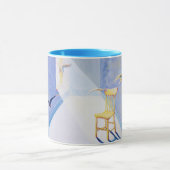 Schemel-Tauben-Tee-Tasse Tasse (Zentrum)