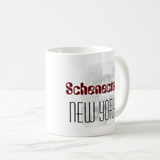 Schenectady, New York Kaffeetasse (VorderseiteRechts)