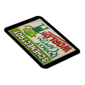 Schenectady New York Robot - Funny Vintag Magnet (Rechte Seite)