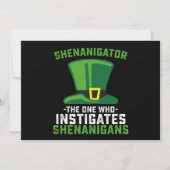 Schenigator der, der Shenanigans anstiftet Einladung (Vorderseite)