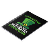 Schenigator der, der Shenanigans anstiftet Notizblock (Linke Seite)