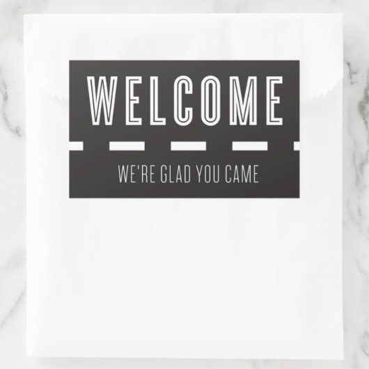 Schenk-Aufkleber Rechteckiger Aufkleber (Tasche)