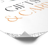 Schenkelhalle Boo Babydusche Halloween Poster (Ecke)