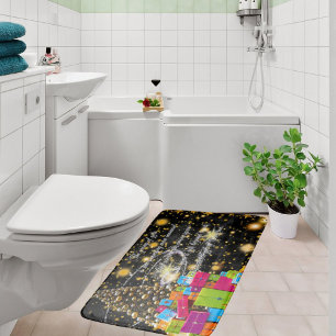 "Schenken" Badezimmerteppich – Weihnachtsbadezimme Badematte