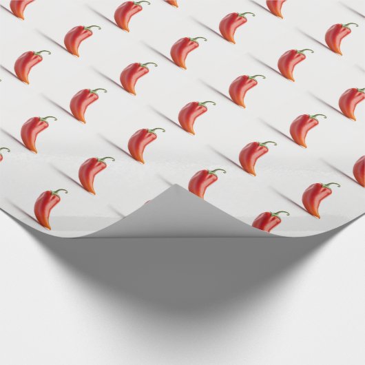 Schenken Sie Ihr Geschenk mit einem roten, heißen Geschenkpapier (Ecke)