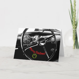 Schenken Sie sich ein kleines Chevy-Weihnachten Feiertagskarte