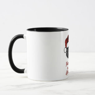Schenken Sie sich ein manuelles kleines Weihnachte Tasse