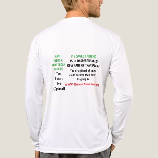Schenker Unisex Langarm Basic T-Shirt Tri-Blend Shirt (Rückseite)