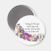 Schenkung für Freiwillige oder Kirchenarbeiter Magnet (Vorderseite/Rückseite)