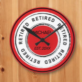Schenkung von Retireen Runde Wanduhr