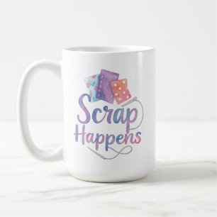 Scherben bringen humorvolles Quilten Nähen Scherz Kaffeetasse