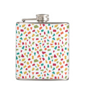 Scherben - Farben 02 Flachmann (Vorderseite)