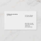 Scherben/gebürstete Textur (Guava) Visitenkarte (Rückseite)