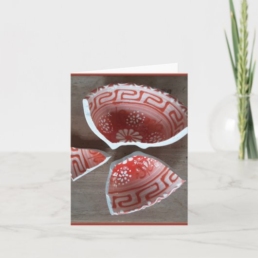 scherben Griechenland Einladung (Vorderseite)