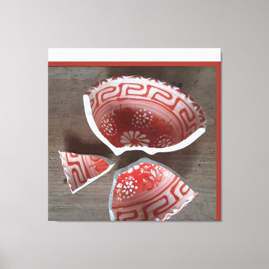 scherben Griechenland  Leinwanddruck (Vorderseite)