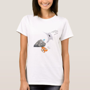 Schere auf Papier T-Shirt