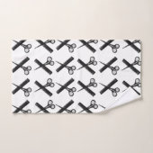 Schere Comb-Friseursalon Badhandtuch Set (Handtuch)