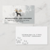 Schere | Dog Groomer Business Card Visitenkarte (Vorne/Hinten)