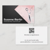 Schere | Farbblock Künstlerisch Visitenkarte (Vorne/Hinten)