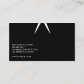 Schere | Farbfarbe | Frauenhair Visitenkarte (Rückseite)