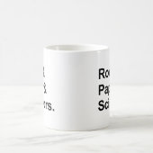 Schere für Rock Paper | Glücksspiel Kaffeetasse (Mittel)