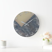 Schere für Rock Paper Große Wanduhr (Zuhause)