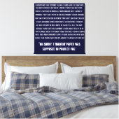 Schere für Rock Paper Leinwanddruck (Insitu (Schlafzimmer))