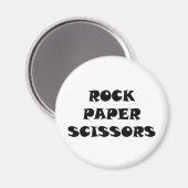 Schere für Rock Paper Magnet (Vorderseite/Rückseite)
