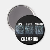 Schere für Rock Paper Magnet (Vorderseite/Rückseite)