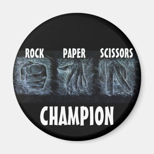 Schere für Rock Paper Magnet (Vorne)